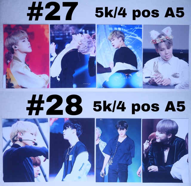 (Có sẵn) Sale poster A5 Jimin BTS 2 | BigBuy360 - bigbuy360.vn