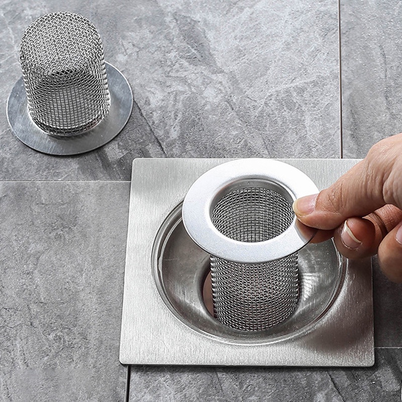 Lưới Lọc Rác Bồn Rửa Chén / Bồn Tắm Bằng Thép Không Gỉ Chống Tắc Nghẽn