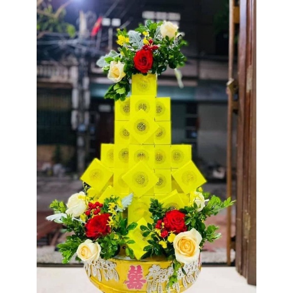 Combo 50 - 100 hộp đựng bánh cốm (xin ib để xem màu hộp ạ)