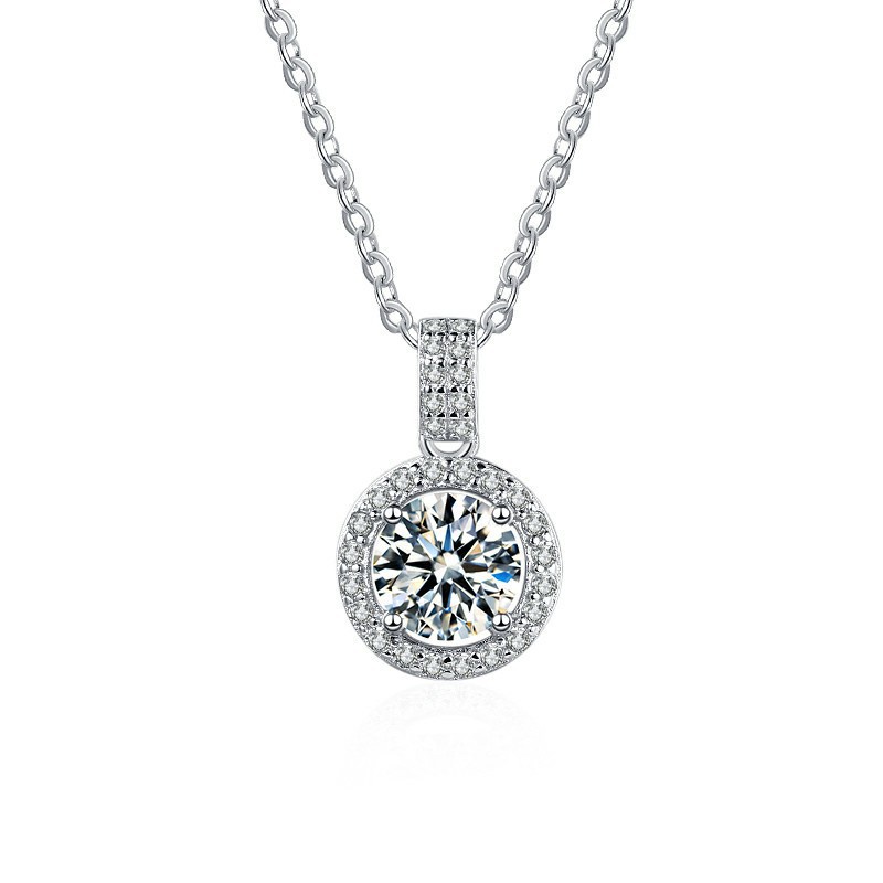 1 Vòng cổ Bạc 925 Đính Đá Zircon Lấp Lánh Sang Trọng