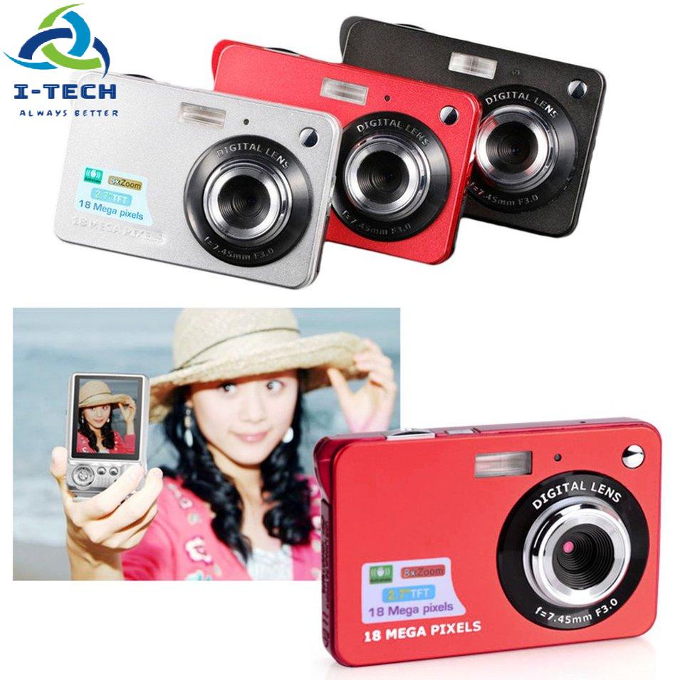 Máy Ảnh Kĩ Thuật Số Chống Rung Màn Hình Lcd Tft 18mp 720p 8x Zoom Hd 2.7 Inch