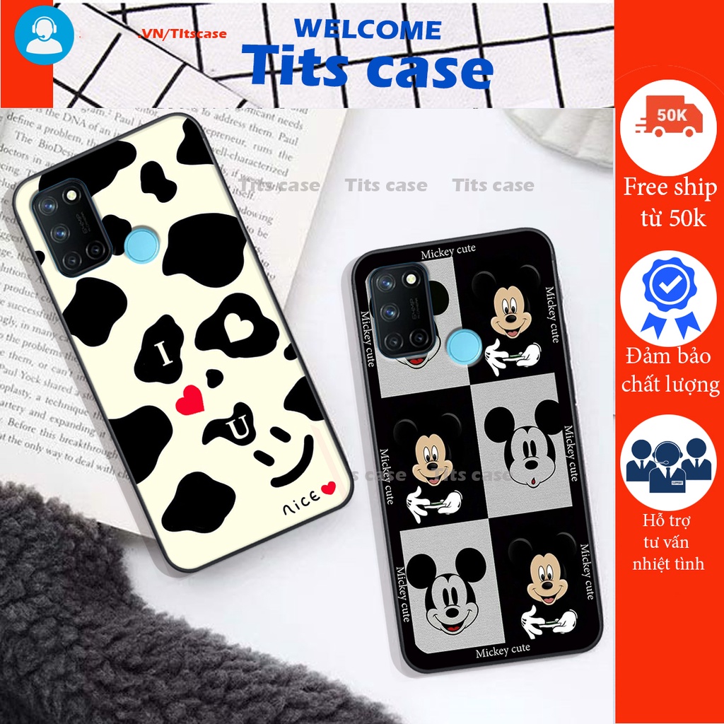 Ốp lưng Realme C17 / 7i in hình bò sữa, gấu be@r, cute cực  ĐỈNH -  cực CHẤT-  cực COOL