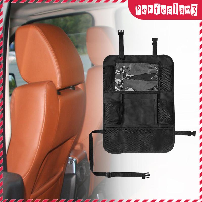 Oxford Cloth Premium Car Backseat Organizer Car Travel Accessories Kick Mats