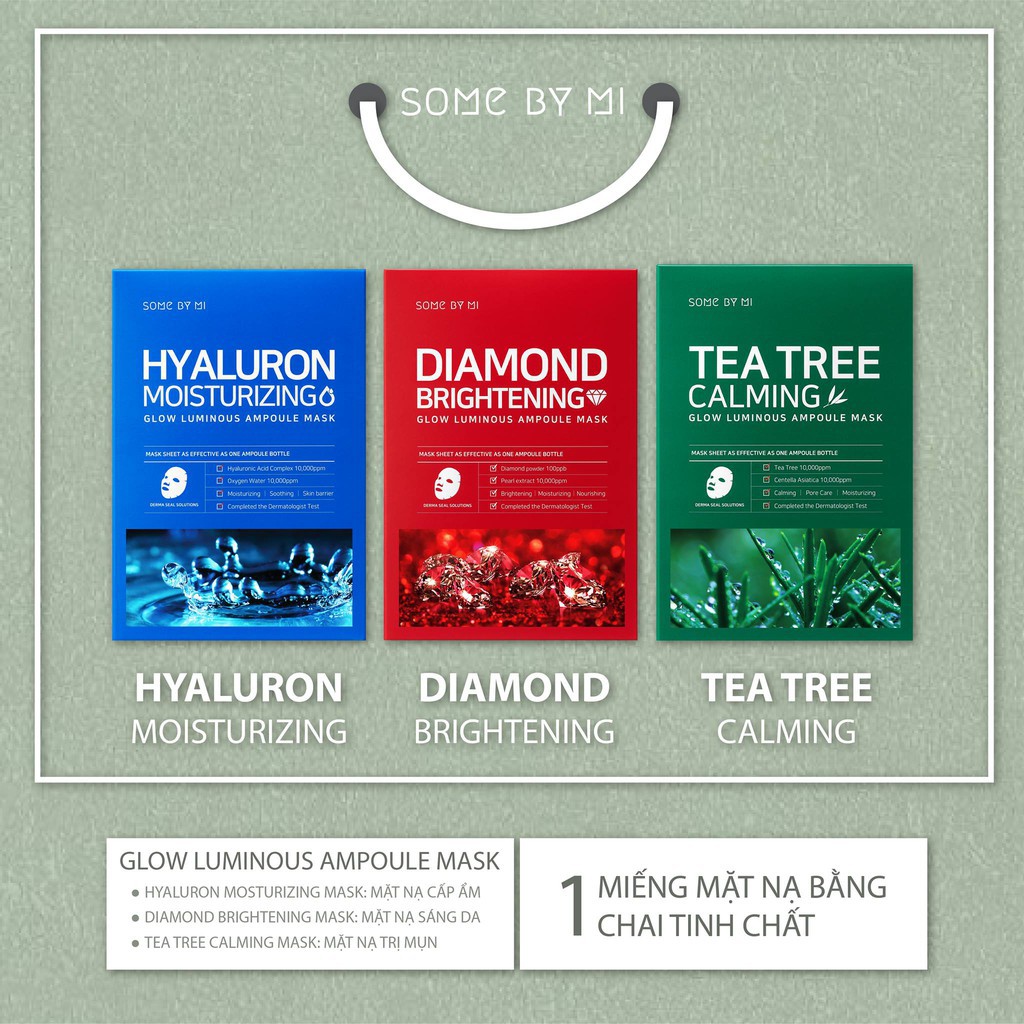 Mặt Nạ ⚜️FREESHIP⚜️Mặt Nạ Some By Mi Glow Luminous Ampoule MASK Mẫu Mới | BigBuy360 - bigbuy360.vn