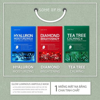 Mặt Nạ [FREESHIP] Mặt Nạ Some By Mi Glow Luminous Ampoule MASK Mẫu Mới [Mat Na]