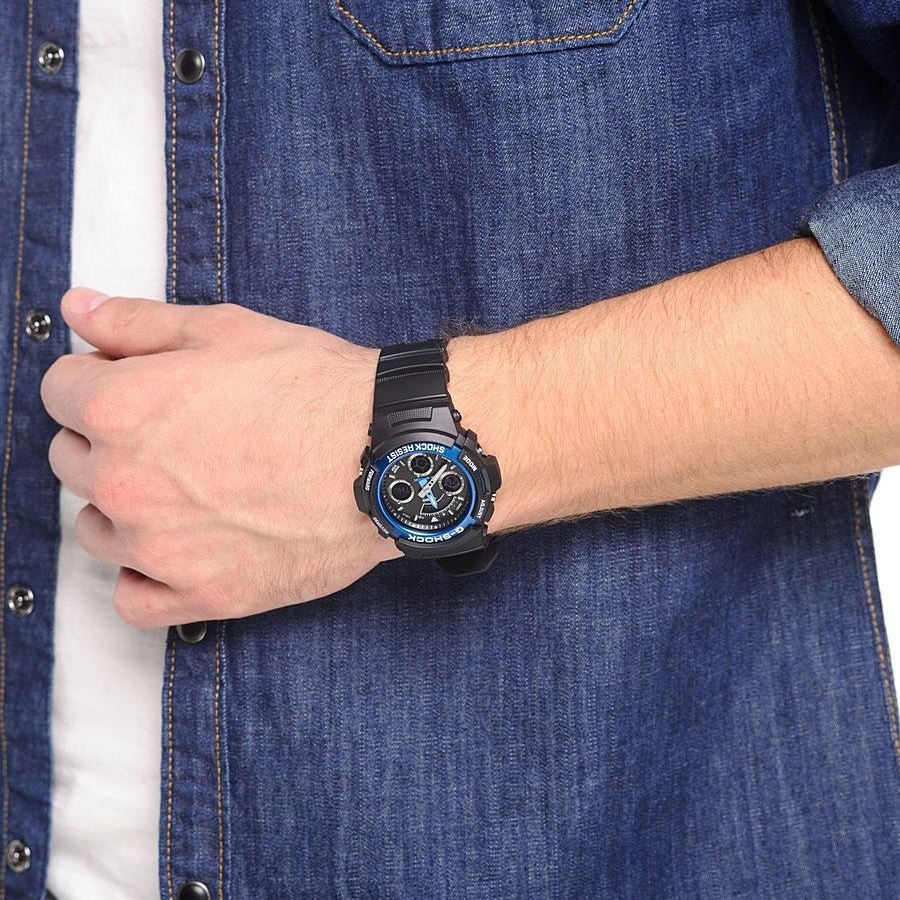 Đồng Hồ Casio Nam Dây Nhựa GSHOCK AW-591-2ADR Chính Hãng