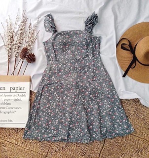 Đầm hoa vintage