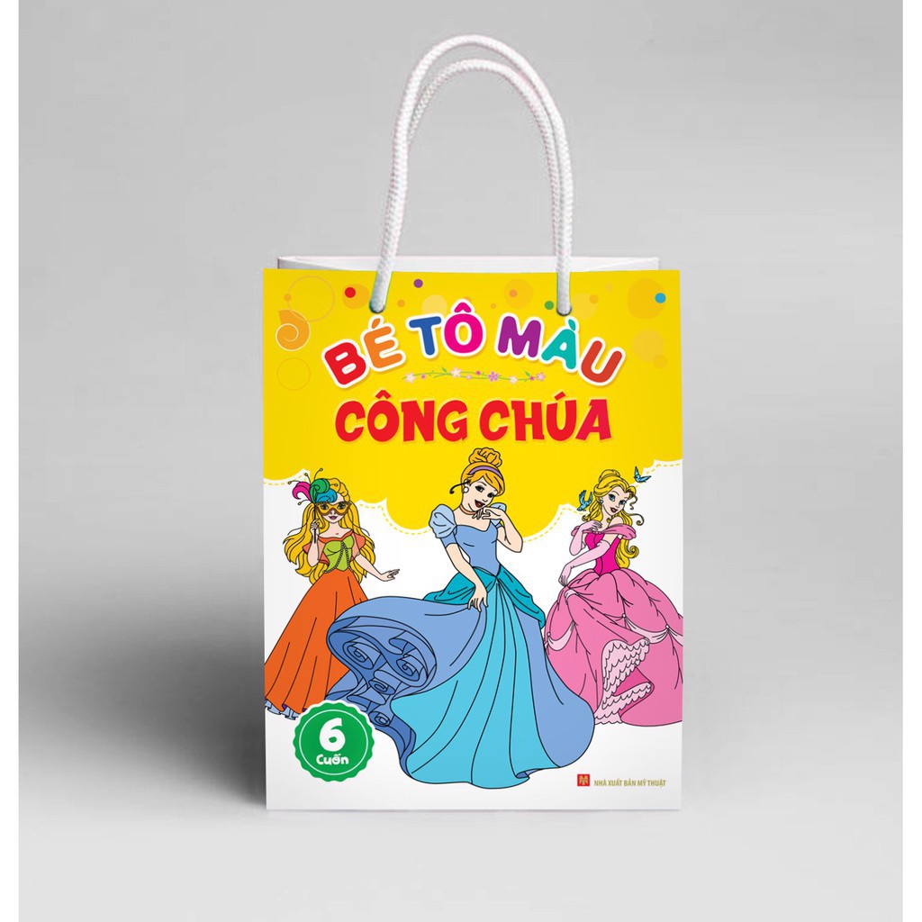 ComBo Sách: Túi Bé Tô Màu Công Chúa ( 6 Cuốn )