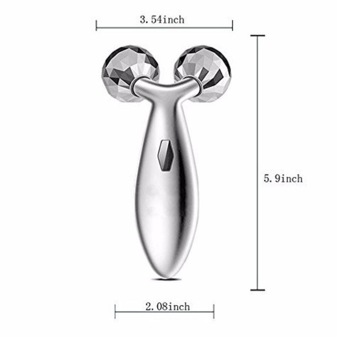 Con lăn mặt Massage 3D Hàn Quốc Nâng Cơ Mặt Cầm Tay- Cây lăn mặt đa năng FERADO