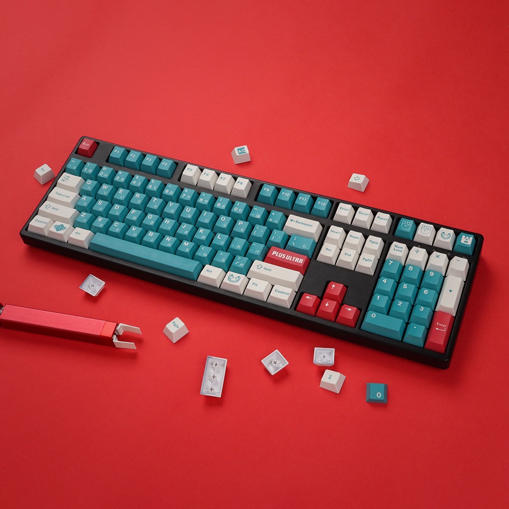 Pbt Nắp Bàn Phím Cơ 130 Phím cherry profile Cá Nhân Hóa gmk deku