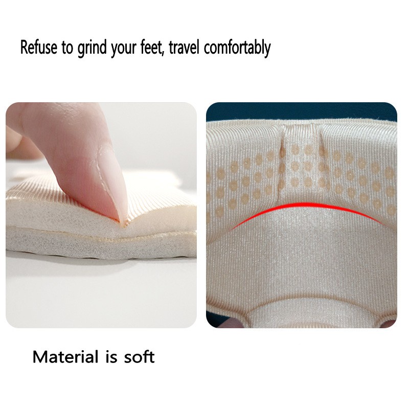 Miếng Dán Gót Chân Mềm Mại 2 Trong 1 Giảm Đau Co Giãn Thoáng Khí