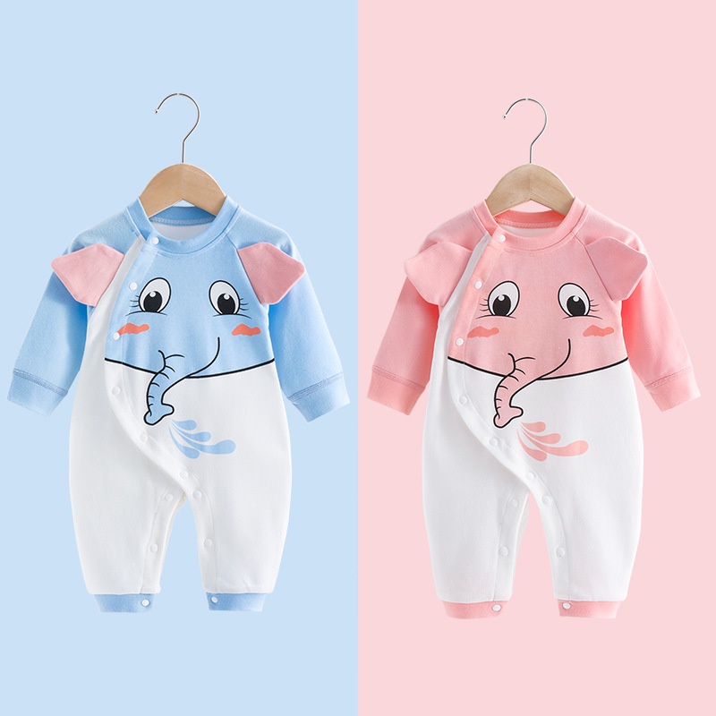 Bodysuit hình động vật dễ thương kèm mũ cho bé