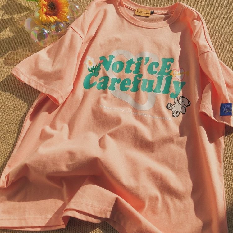 NRVP Áo Thun Tay Ngắn Cổ Tròn Thời Trang Mùa Hè Phong Cách Đường Phố Nhật Bản 2022 Cho Nữ