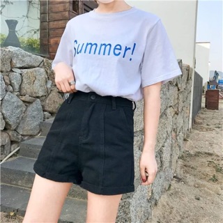 Quần Short Cạp Cao