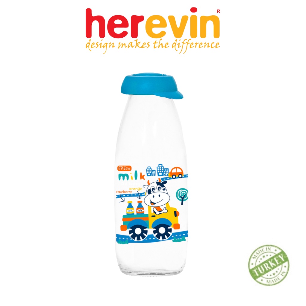 Bộ 3 Chai Đựng Sữa Thuỷ Tinh Herevin Decor 500ml - HECH111730-001 [GIAO MÀU NGẪU NHIÊN]