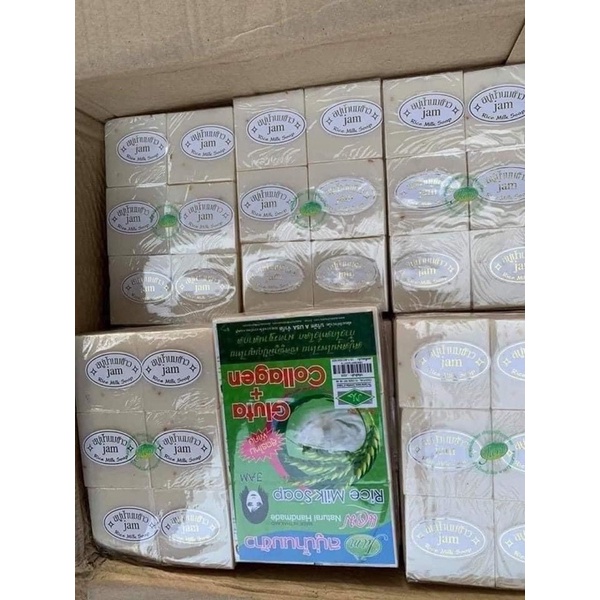 Bán sỉ 12 bánh xà phòng gạo Thái dưỡng da