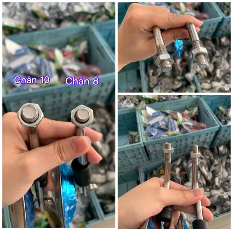 Gương cầu lồi lắp xe máy, phù hợp với nhiều loại xe