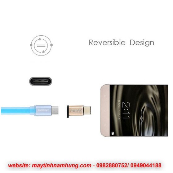 Đầu chuyển chân sạc Micro USB sang USB Type C