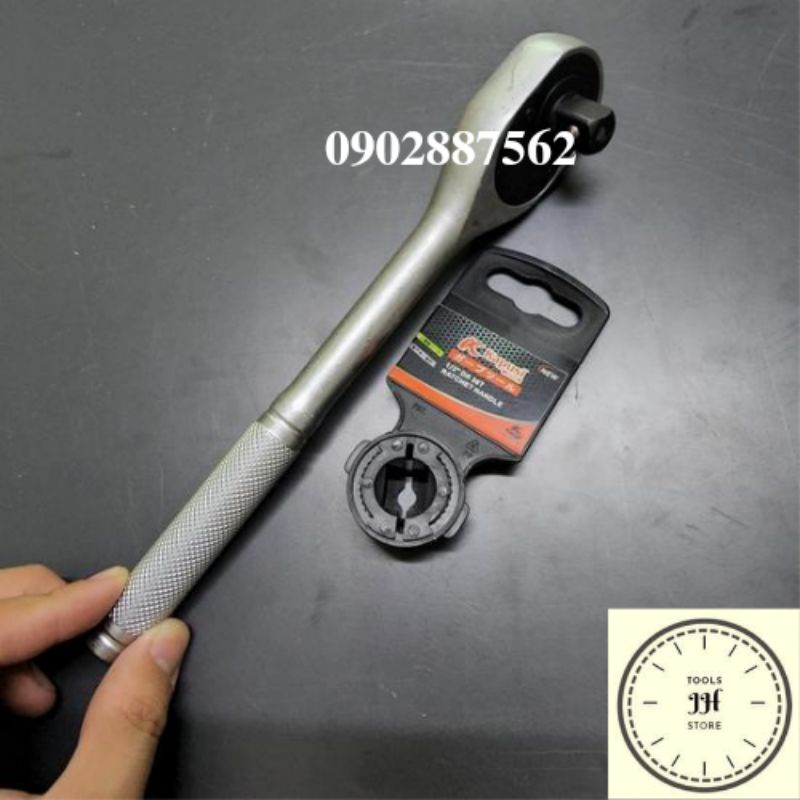 cần tự động 1/2 kapusi japan đầu vuông cao cấp 36T (cán sắt)