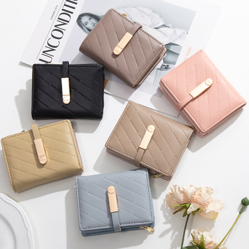 Ví Ngắn Đựng Thẻ Nhỏ Gọn Thời Trang Dành Cho Nữ