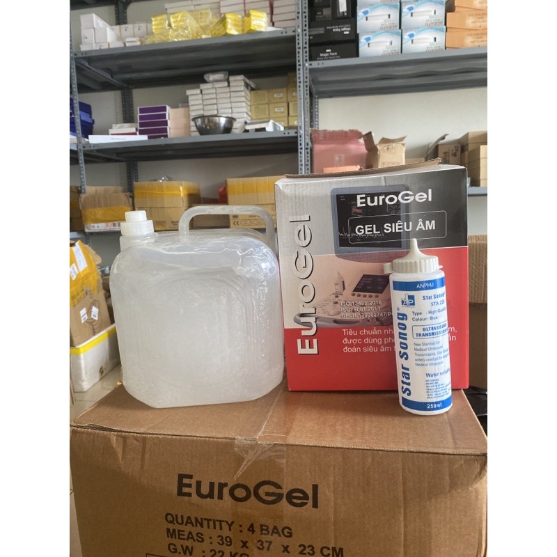 Gel triệt lông euro gel thùng 5kg