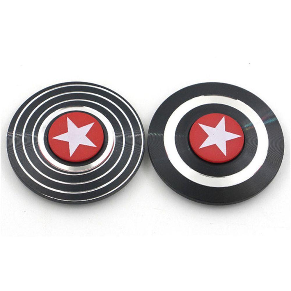 Con Quay Đồ Chơi Fidget Spinner AARON1 HìNh Spider Man Marvel Hero Captain America Cổ ĐiểN GiảM Stress