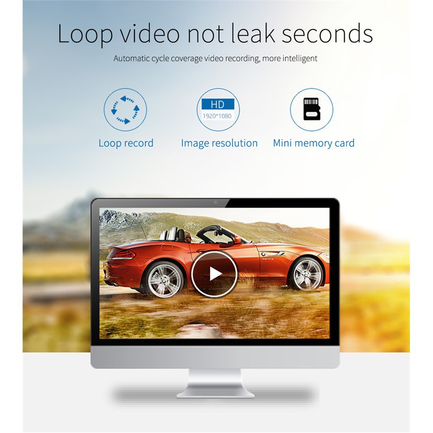 Máy Quay Hành Trình Màn Hình Cảm Ứng 7 Inches 1080P Chuyên Dụng Cho Xe Hơi | BigBuy360 - bigbuy360.vn