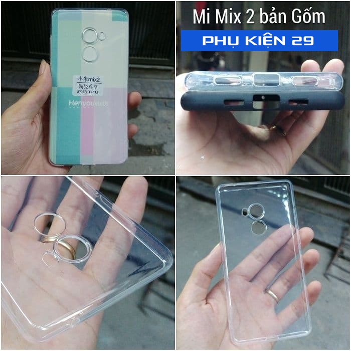[Xiaomi MiMix 2/Mi Mix 2] Ốp lưng silicon dẻo cao cấp Henyou