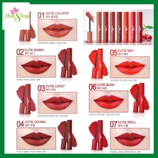 Son kem lì The Skin Face Lip Cutie Matte