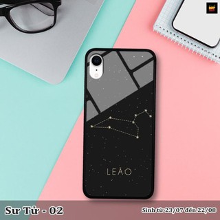 Ốp lưng kính 3D iPhone XR cung hoàng đạo hot