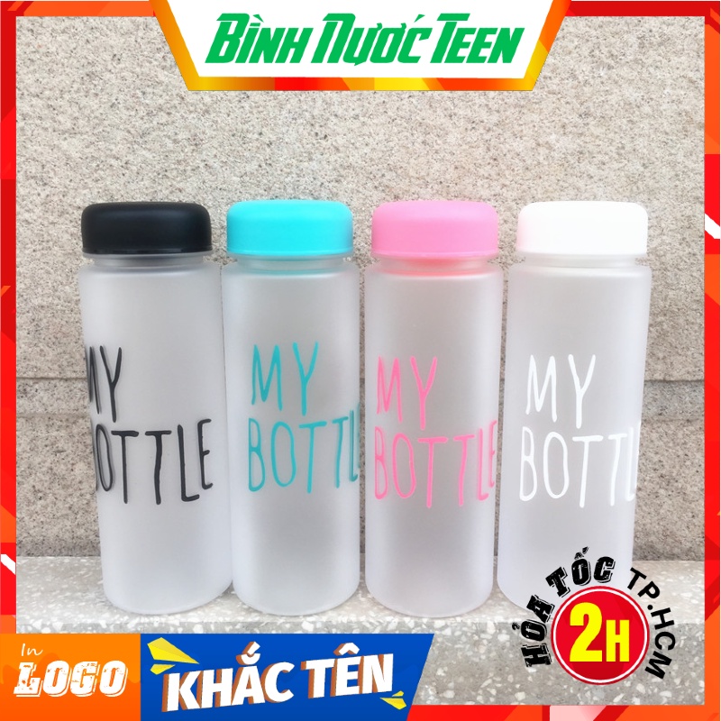 Bình Nước Nhựa Sơn Mờ 500ml MyBottle Q055M Cao Cấp