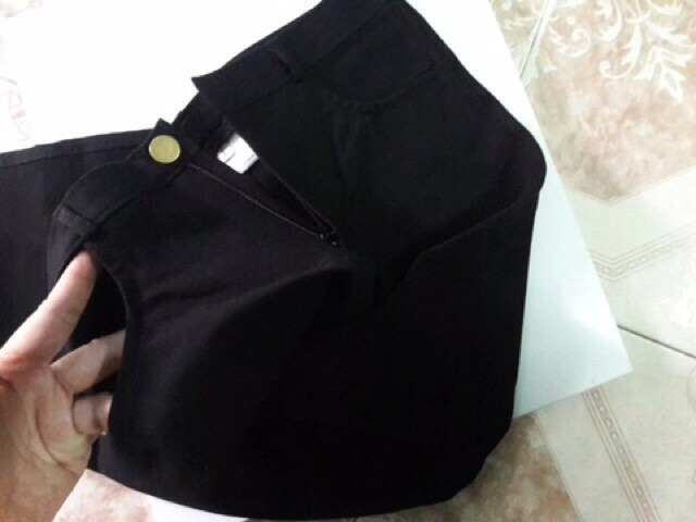 Quần legging ôm sát 𝑭𝒓𝒆𝒆𝒔𝒉𝒊𝒑Quần lengging Heat có khuy cotton dày dặn