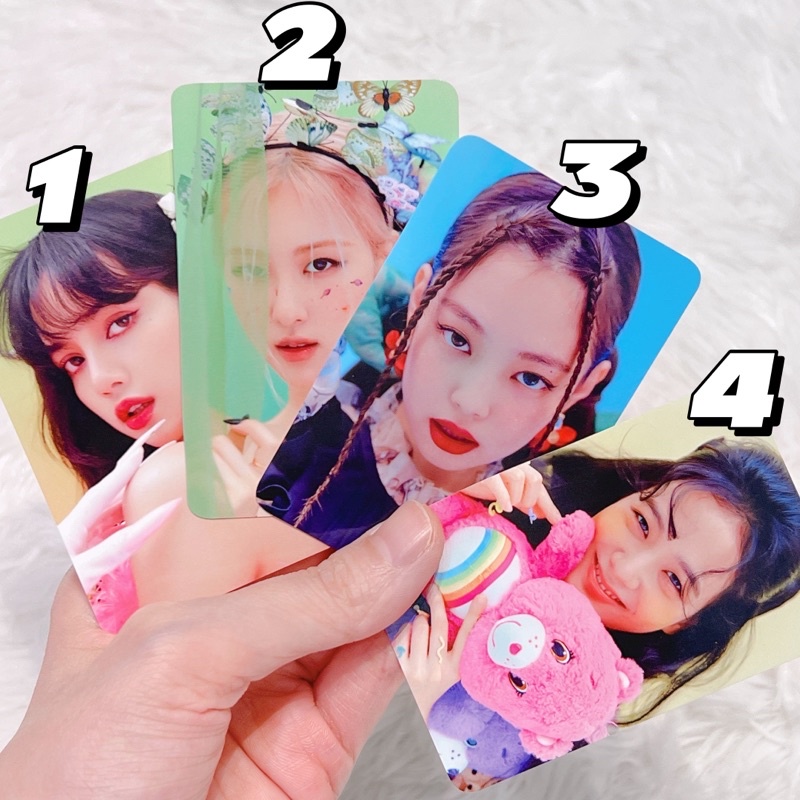 Ảnh photocard Jennie Rosé Lisa Jisoo card BLACKPINK chính hãng