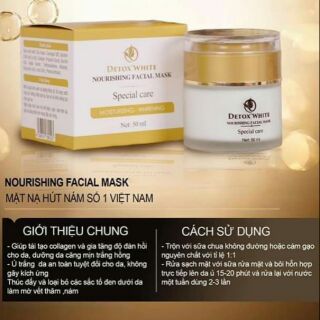 Mặt Nạ hút Mụn, Nám Collagen Tươi - Nourising Facial Mask