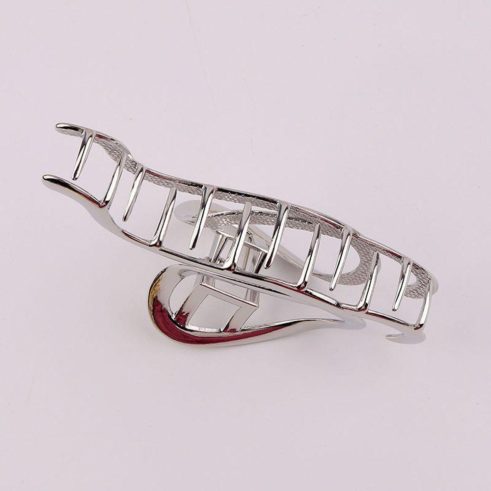 FORBETTER Kẹp Tóc Càng Cua Bằng Kim Loại Phong Cách Vintage Cho Nữ Giá Đỡ