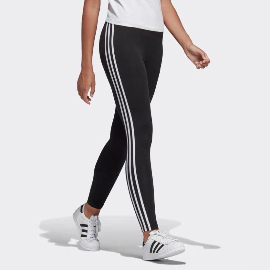 Quần Tập Gym Nữ [Legging] Đen Sọc Hông Truyền Thống [ĐỒ TẬP]