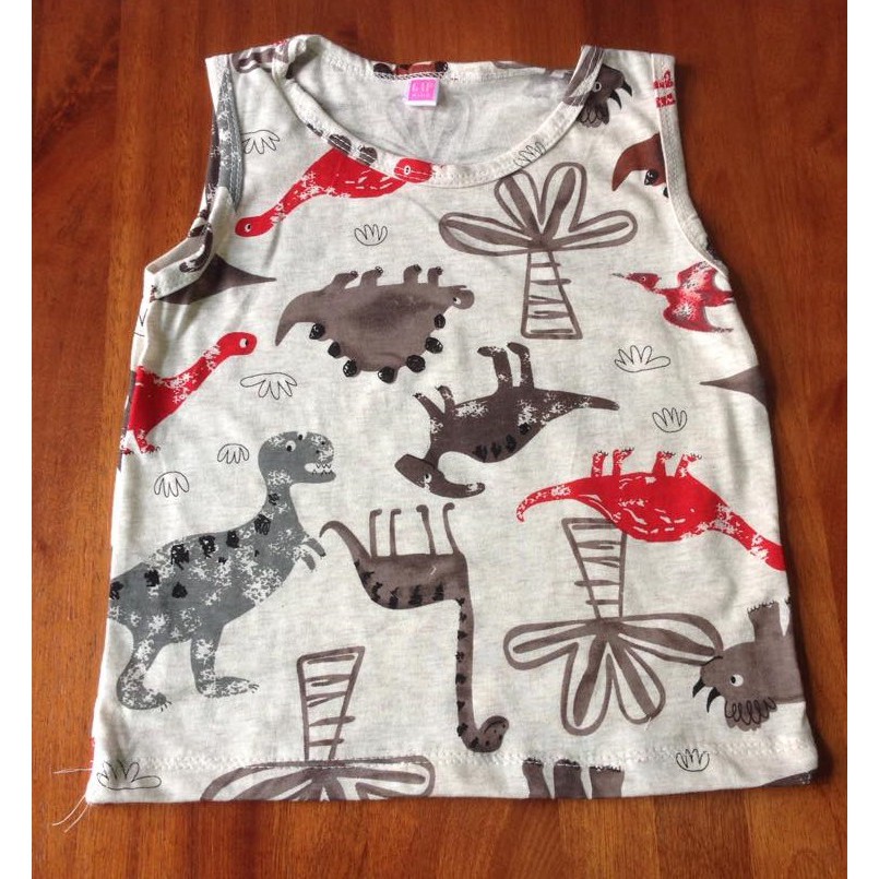 Áo 3 lỗ cotton bé trai bé gái 8-30kg