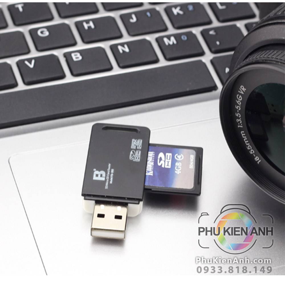 Đầu đọc thẻ usb 2,0 sd tf chất lượng tốt