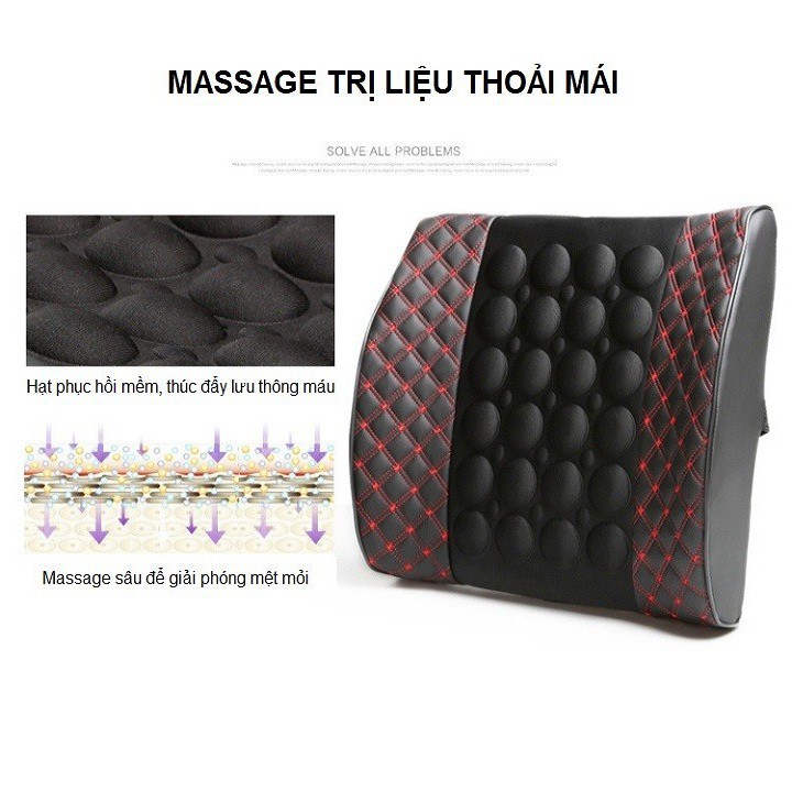 Đệm Tựa Lưng Massage Trên Ô TÔ MSG 002