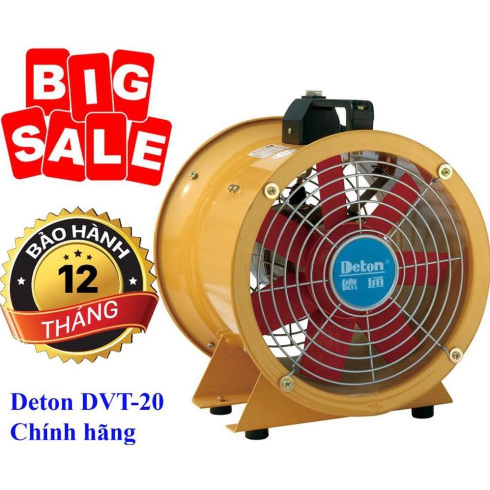 [HN123] Quạt công nghiệp hướng trục xách tay Deton DVT-20 - Hàng chính hãng