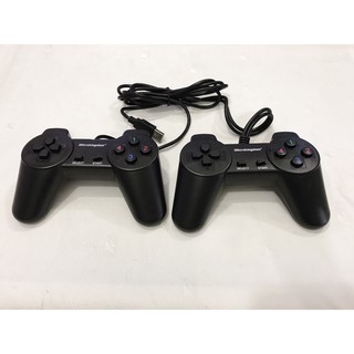 Tay cầm game đôi rung có dây cổng usb -801d