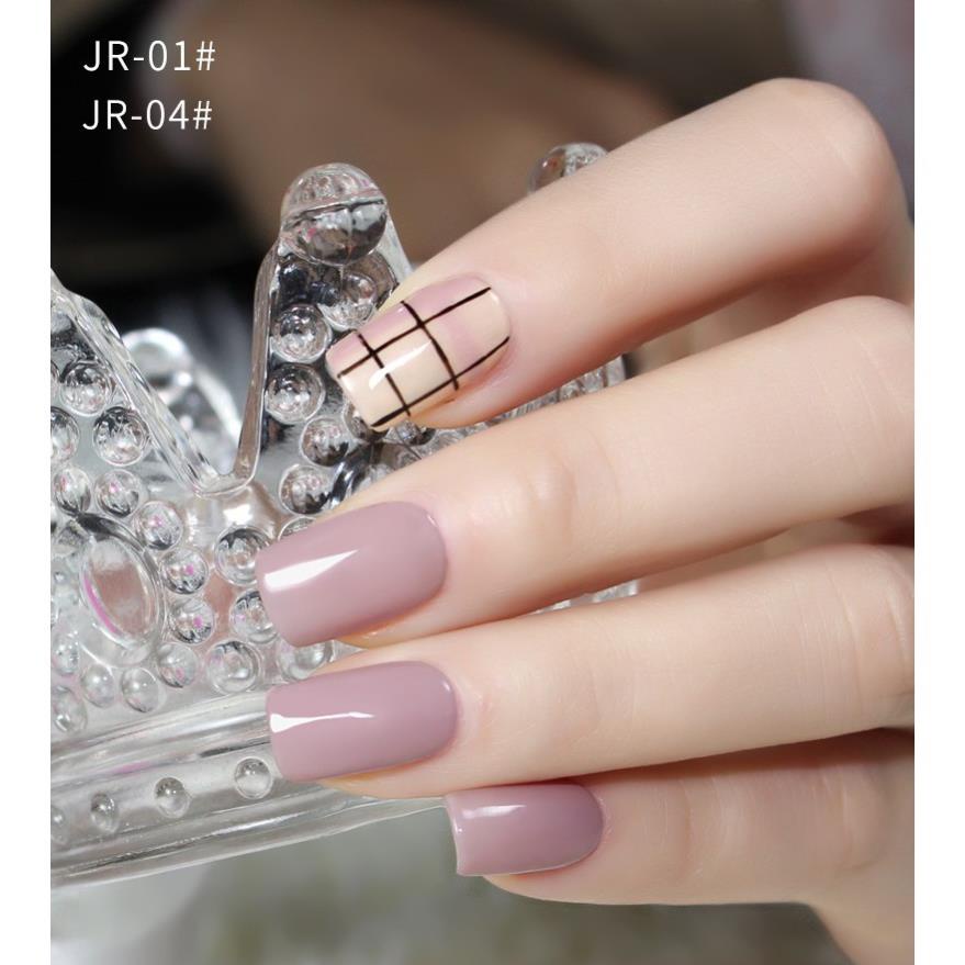 Sơn Gel AS vỏ đen Mã JR ( Cam Kết Chính Hãng - làm khô sơn gel bằng máy hơ uvled )