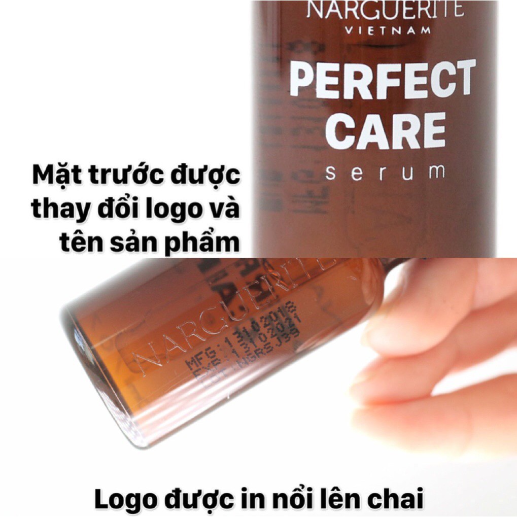 Serum ốc sên dưỡng trắng, dưỡng ẩm, tái tạo da, ngăn ngừa lão hóa NARGUERITE 20ML - Serum Perfect care