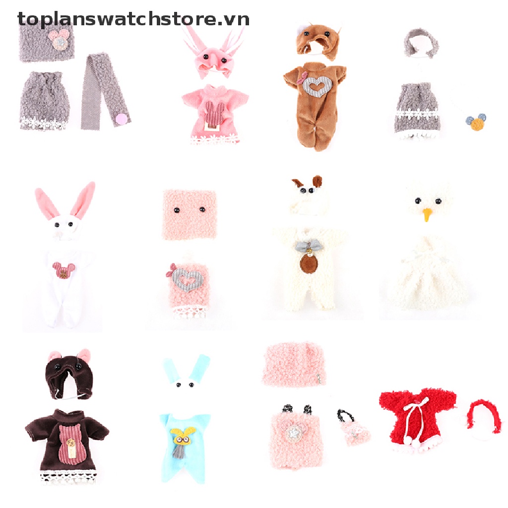 [toplanswatchstore] Quần Áo Búp Bê 16-17cm OB11 1 / 8