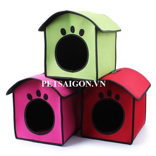 Nhà vải dấu chân cho chó mèo