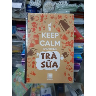 Vở kẻ ngang hồng hà keep calm