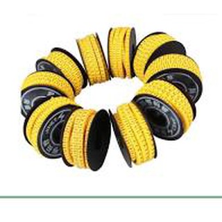 Vòng đánh số dây mạng cao su cat5,cat6 E2 ( bộ 5000 số)