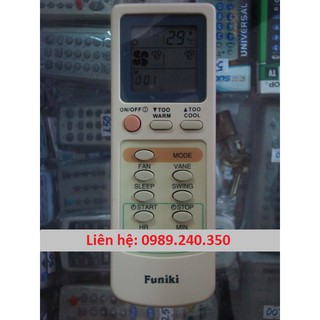 Điều khiển điều hòa Funiki đời cổ