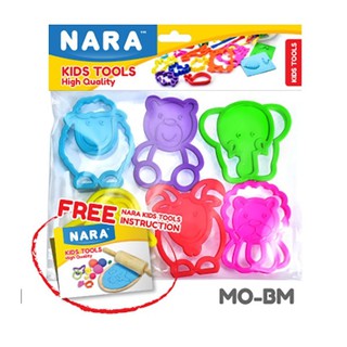 Bộ Khuôn Nặn Hình 6 Món Nara MO-BM