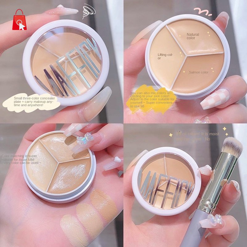 Kem Che Khuyết Điểm Ba Màu Không Tì Vết